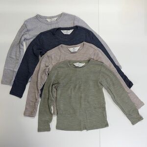 Set of 4 H&M Merino Wool Pajamas/Thermals - Kids Size 6